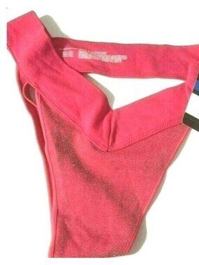 Womens No Boundaries (1) Seamless V-Thong Panty XXXL 3XL Fuchsia Burst Pink BOHO